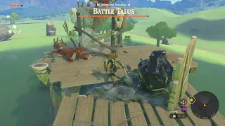 Epic Battle with the Gigantic Stone Talus - Legend of Zelda: Tears of the Kingdom