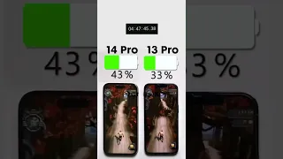iPhone 14 Pro vs. iPhone 13 Pro Battery Test 🔋Subscribe for more 🤙🏼