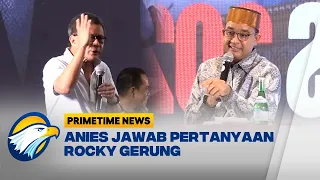 Anies Jawab Pertanyaan Rocky Gerung soal Kebebasan Berpendapat