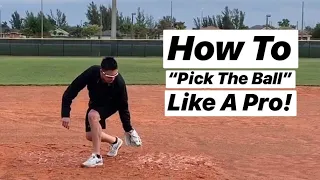 The Art of PICKING the Baseball Like A Pro!  [3 Tips]