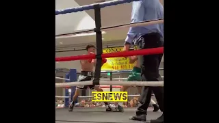 Christian Avalos Sparred Oscar Valdez fought this weekend