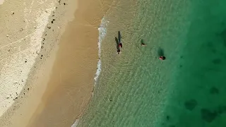 Dinadiawan Beach aerial video