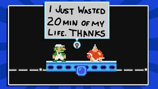 I Played The WORST Mario Maker Levels So You Don't Have To