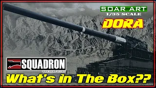 1/35 DORA Railgun Plastic Model Kit by Soar Art - What's In The Box?? German WWII Railway Cannon