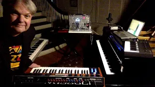 Live Ambient Jam - Moogs, Modular & Piano #3