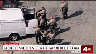 LA sheriff's deputy shot while on duty in West Covina