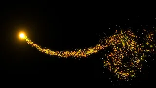 Golden particle Video effect source - No Copyright video