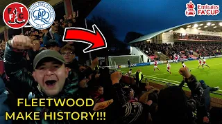 THE MOMENT FLEETWOOD MADE FA CUP HISTORY!!! Fleetwood Town vs. QPR | Matchday Vlog