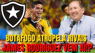 URGENTE: JAMES RODRÍGUEZ ACEITA NEGOCIAR COM O BOTAFOGO! FALTA POUCO PARA ASSINAREM CONTRATO!