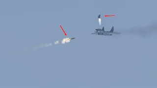 Today, Ukrainian Anti Air Tank Shot Down Russian MiG-29 Fighter Jet and Ka-52 Helicopter - Arma 3