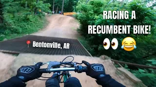 Dual Slalom Race… ON A RECUMBENT BIKE!