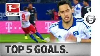 Top 5 Goals - Goretzka, Calhanoglu and More with Stunning Strikes