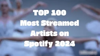 TOP 100 Most Streamed Artists of ALL TIME on Spotify [2024]