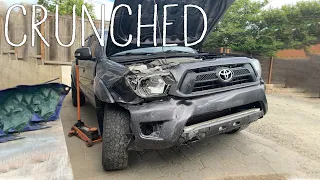 Bought a CRASHED TRUCK from Copart! (TACOMA)