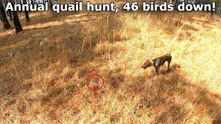 Annual quail hunt! What fun!!