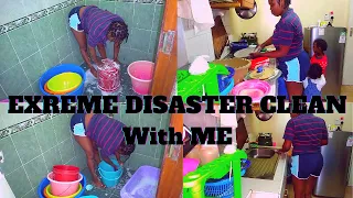 Complete Disaster clean with mespeed cleaning motivationclean with me 2022homemakerSAHM Of Two