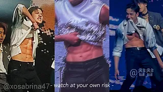 Compilation of Chan exposing his ABS (coz i know y'all are OBSESSED)