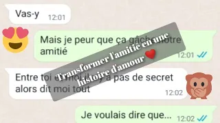 COMMENT DRAGUER UNE FILLE (AMIE) SUR WHATSAPP | transformer l'amitié en une histoire d'amour ❤️