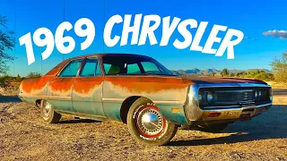 ABANDONED Chrysler 44 year TRANSFORMATION- cleanout, brakes and tires!!