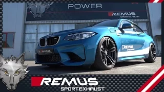 BMW M2 F87 with REMUS cat-back system