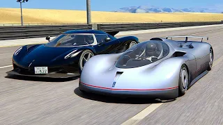 Koenigsegg Jesko Absolut vs Oldsmobile Areotech ST at Special Stage Route X