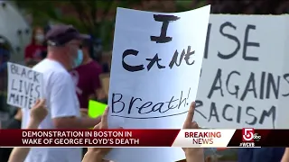 Boston protest held in South End demanding justice for George Floyd