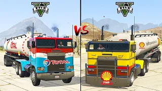 GTA 5 Shell Oil Tanker VS Total Oil Tanker  - Which is Best ? @Twin Gaming @GG808  @Umbo Cars