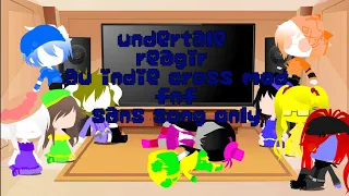 undertale réagis à l'indie cross mod (sans song uniquement)