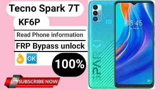 Tecno Spark 7T {KF6P} Frp Bypass unlock 100% Only One Click by Pandora Tool