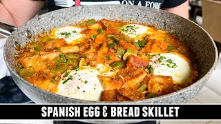 Spanish Egg & Bread Skillet | One of Spain´s BEST-KEPT Recipes