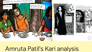 Amruta Patil's Kari analysis within 500 words #shortnote #englishnotes