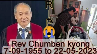 Late Rev Chumben kyong last rites/Funeral of Rev Chumben kyong/ RIP😭