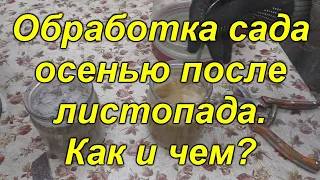 Обязательная осенняя обработка деревьев и кустарников!