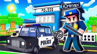 1 TAG als POLIZEI arbeiten in MINECRAFT!