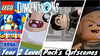 LEGO Dimensions - All Year 2 Level Pack's Cutscenes