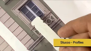 How to make Roof tiles and Stucco mouldings - Tutorial (Diorama 1/35)