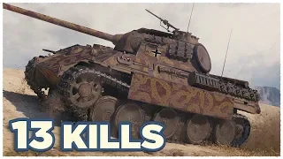 Panther • 13 KILLS per Battle • WoT Gameplay