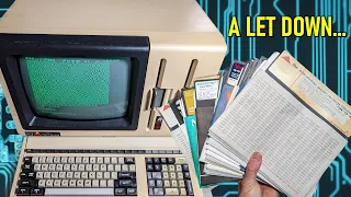 Using the NEC APC, Japanese MS-DOS computer with  8" drives
