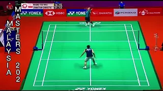 Badminton Perodua Malaysia Open 2022 R32 Jojo Jonatan Christie INDONESIA vs Wang Tzu Wei TAIPEI