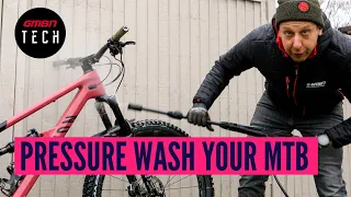 Is It Safe To Use A Pressure Washer On A Mountain Bike? | How To Clean Your Bike With A Power Washer