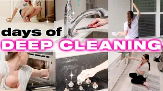 DAYS OF EXTREME DEEP CLEANING MOTIVATION | CLEAN WITH ME 2021 | SPEED CLEANING
