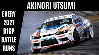 Akinori UTSUMI - Every 2021 D1GP Battle Runs (Ranked 15)