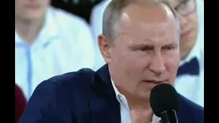 Putin: "I'm not made of sugar"