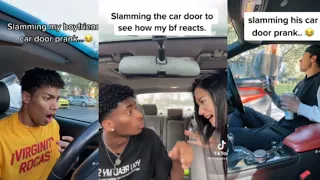Slamming my boyfriend's car door to see his reaction