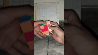 rubix cube new trick 😃 repeat 5 time #viral #shortc