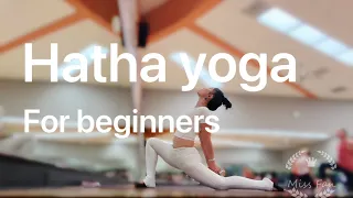 40Min Hatha yoga for beginners