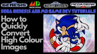 How to Convert High Colour Images for the Sega Genesis & Mega Drive - Beginner Game Dev Tutorials