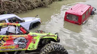 RUTA SCALE CRAWLER RC ON THE RIVER