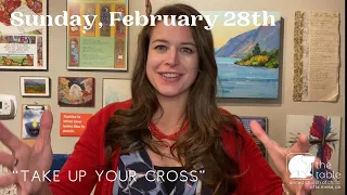 Worship February 28, 2021: "Take Up Your Cross"