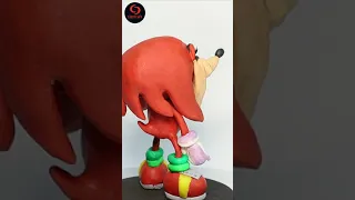 Knuckles.exe with clay | FNF | ClayCraft #shorts